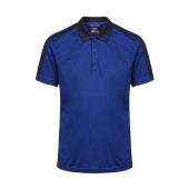 Regatta Contrast Collection Quick Wicking Piqué Polo Shirt - New Royal Blue/Navy Size 4XL