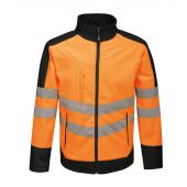 Regatta High Visibility Pro Contrast Soft Shell Jacket - Orange/Navy Size 3XL