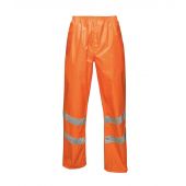 Regatta High Visibility Pro Packaway Overtrousers - Orange Size 3XL
