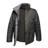Regatta Benson III 3-in-1 Breathable Jacket - Black/Black Size 4XL