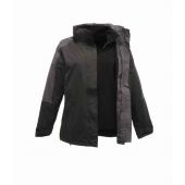 Regatta Ladies Defender III 3-in-1 Jacket - Black/Seal Grey Size 20