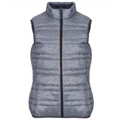 Regatta Ladies Firedown Insulated Bodywarmer - Grey Marl/Black Size 20
