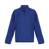 Regatta Kids Half Zip Micro Fleece Jacket - New Royal Blue/Navy Size 34