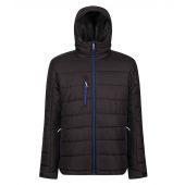 Regatta Navigate Thermal Jacket - Black/New Royal Blue Size 3XL