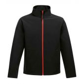 Regatta Ablaze Printable Soft Shell Jacket - Black/Classic Red Size 3XL