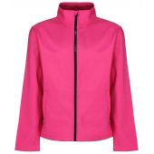 Regatta Ablaze Printable Soft Shell Jacket - Hot Pink/Black Size S
