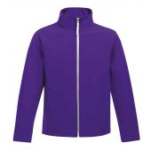 Regatta Ablaze Printable Soft Shell Jacket - Vibrant Purple/Black Size S