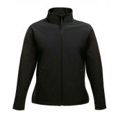 Regatta Ladies Ablaze Printable Soft Shell Jacket - Black/Black Size 20