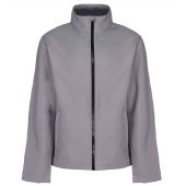 Regatta Ladies Ablaze Printable Soft Shell Jacket - Rock Grey/Black Size 10