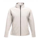Regatta Ladies Ablaze Printable Soft Shell Jacket - White/Light Steel Size 10