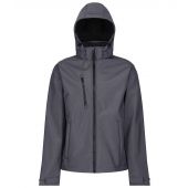 Regatta Venturer Three Layer Hooded Soft Shell Jacket - Seal Grey/Black Size 3XL