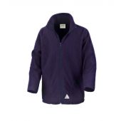 Result Core Kids/Youths Micro Fleece Jacket - Navy Size 12-14