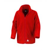 Result Core Kids/Youths Micro Fleece Jacket - Red Size 12-14
