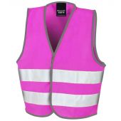Result Core Kids Enhanced Vis Vest - Pink Size L
