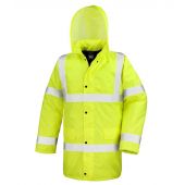 Result Core Hi-Vis Motorway Coat - Fluorescent Yellow Size 3XL