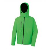 Result Core Hooded Soft Shell Jacket - Vivid Green/Black Size 3XL