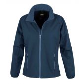 Result Core Ladies Printable Soft Shell Jacket - Navy/Navy Size XXL/18