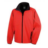 Result Core Printable Soft Shell Jacket - Red/Black Size 4XL
