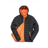 Result Core Soft Padded Jacket - Black/Orange Size 3XL