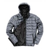 Result Core Soft Padded Jacket - Frost Grey/Black Size XS