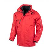 Result Core 3-in-1 Transit Jacket - Red Size 4XL