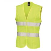 Result Core Ladies Hi-Vis Vest - Fluorescent Yellow Size XXL/18