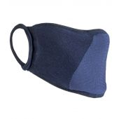 Result Anti-Bacterial Face Cover - Navy Size ONE