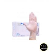 Result Clear Synthetic Vinyl Disposable Gloves