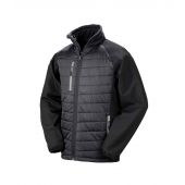 Result Genuine Recycled Compass Padded Jacket - Black/Grey Size 3XL