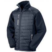 Result Genuine Recycled Compass Padded Jacket - Navy/Grey Size XS