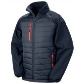 Result Genuine Recycled Compass Padded Jacket - Navy/Red Size 4XL