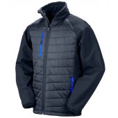 Result Genuine Recycled Compass Padded Jacket - Navy/Royal Blue Size 4XL