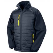 Result Genuine Recycled Compass Padded Jacket - Navy/Yellow Size 4XL