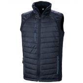 Result Genuine Recycled Compass Padded Gilet - Navy/Navy Size 4XL