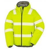 Result Genuine Recycled Ripstop Padded Safety Jacket - Fluorescent Yellow Size 3XL