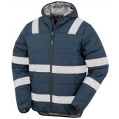 Result Genuine Recycled Ripstop Padded Safety Jacket - Navy Size 3XL