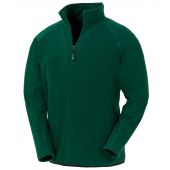 Result Genuine Recycled Zip Neck Micro Fleece - Forest Green Size 3XL