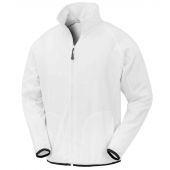 Result Genuine Recycled Micro Fleece Jacket - White Size 4XL