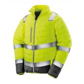 Result Safe-Guard Soft Safety Jacket - Fluorescent Yellow/Grey Size 4XL