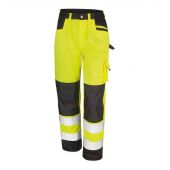 Result Safe-Guard Hi-Vis Cargo Trousers - Fluorescent Yellow Size 4XL