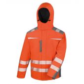 Result Safe-Guard Dynamic Soft Shell Jacket - Fluorescent Orange Size 4XL