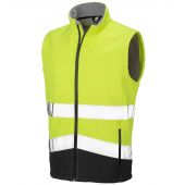 Result Safe-Guard Printable Safety Soft Shell Gilet - Fluorescent Yellow/Black Size 4XL
