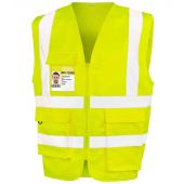 Result Safe-Guard Heavy Duty Poly/Cotton Security Vest - Yellow Size 3XL