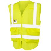 Result Safe-Guard Executive Cool Mesh Safety Vest - Fluorescent Yellow Size 3XL