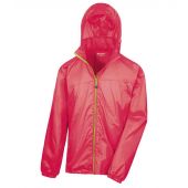 Result Urban HDi Quest Stowable Jacket - Raspberry/Lime Green Size XS