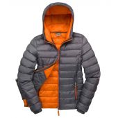 Result Urban Ladies Snow Bird Padded Jacket - Grey/Orange Size XS/8