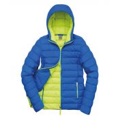 Result Urban Snow Bird Padded Jacket - Ocean Blue/Lime Green Size S