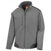 Result Work-Guard Ripstop Soft Shell Jacket - Grey/Black Size 4XL