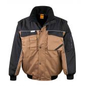 Result Work-Guard Zip Sleeve Heavy Duty Jacket - Tan/Black Size S