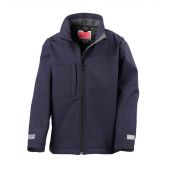 Result Kids Classic Soft Shell Jacket - Navy Size 13-14